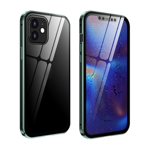 360 del metallo Della Cassa Del Telefono Magnetico <span class=keywords><strong>Per</strong></span> il <span class=keywords><strong>iPhone</strong></span> 12 <span class=keywords><strong>11</strong></span> Pro Max <span class=keywords><strong>Per</strong></span> il <span class=keywords><strong>iPhone</strong></span> XR X XS Max 6 6S 7 8 più il Doppio Lato Della Copertura di Vetro Temperato - Product Image 2