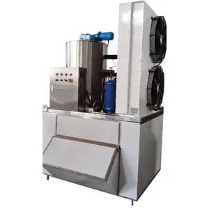Flake Ice Production Machine For Fish Flake Ice Maker Machine Commercial 1 Ton