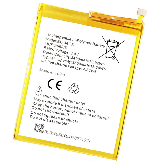 BL-34CX 3.8V 3500mAh X627 Wholesale Low Price Mobile Battery for Infinix Smart3 Plus Phone Battery Manufacturer