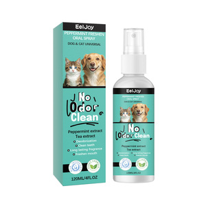 Spray Bucal de Menta para Mascotas, Refrescante de <span class=keywords><strong>Aliento</strong></span> para Perros y Gatos, Desodorante Bucal, Suministros de Cuidado Bucal Diario, Baño - Product Image 1