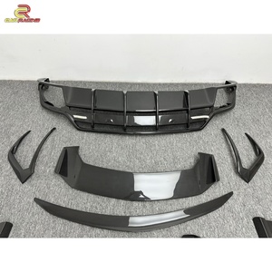 Kits de Carrocería de Fibra de Carbono Estilo Topcar para Lambo URUS 2018-2019, Faldones Laterales, Difusor Delantero, Alerón Trasero, Parachoques, Piezas de Automóvil - Product Image 6