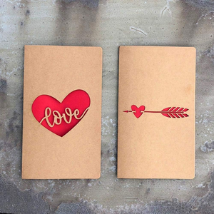 Enveloppe Cœur Creux Personnalisée en Papier Rigide pour la Saint-Valentin, Noël, Nouvel <span class=keywords><strong>An</strong></span>, Thanksgiving et <span class=keywords><strong>Anniversaire</strong></span> - Vente en Gros - Product Image 5