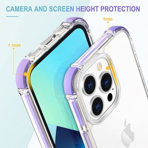 Funda Protectora Transparente de TPU y Acrílico para Teléfono Móvil iPhone 11 12 13 Pro Max, Funda Transparente para iPhone - Product Image 2