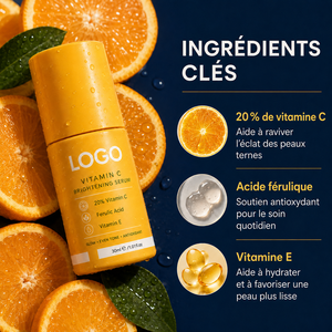 Suero Facial Coreano Antioxidante, Iluminador, Hidratante, Reparador de la Barrera Cutánea, Ligero, con Vitamina C, para Uso Diario, ODM - Product Image 5