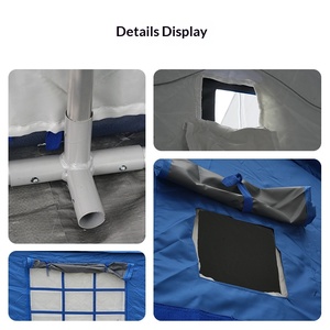 Tente de crête quatre saisons en tissu Oxford pour 12 personnes, norme nationale, pour secours d'urgence en extérieur, secours en cas de catastrophe, secours en cas de tremblement de terre - Product Image 4
