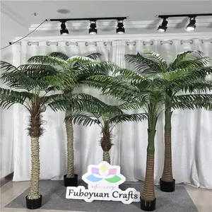 Palmeras postizas de imitación de betel H0616, decoración para el hogar, árbol artificial grande para interior y exterior, areca