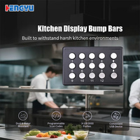 Sistem Tampilan Dapur Bump Bar OEM/ODM Mini USB Tombol Angka yang Dapat Diprogram Sepenuhnya Desain Tahan Vandalisme Tahan Debu/Tahan Air Baru
