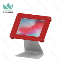 LST01-B 10 "POS için kilitlenebilir masa üstü iPad standı POS Tablet masa standı Anti hırsızlık kamu masa Tablet güvenlik standı Kiosk