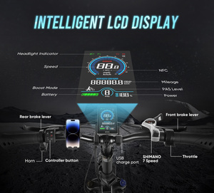 Vélo Électrique Pliant Tout-Terrain Fat E-Bike LOTDM200-II avec Déverrouillage NFC, Batterie 20*4.0 13Ah750w48V, Stock UE, Dropshipping, Vélo Électrique Fat E-Bike LOTDM200-II Pas Cher - Product Image 6