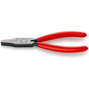 KNIPEX 20 01 160 Alicates de mecánico con puntas rectas y planas recubiertas de resina sintética atramentizada negra 160 mm - Product Image 1