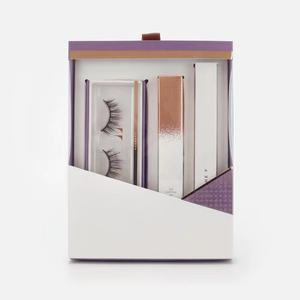 Boîte à cils carrée en acrylique transparent boîtes à cils vides emballage boîte en papier à cils vison tiroir coulissant - Product Image 1