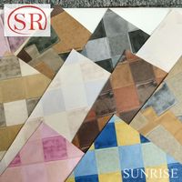 Cuir tressé tridimensionnel simulé résistant à l'usure de PVC pour la fabrication de sacs et de chaussures