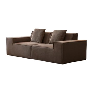 Divano letto a due posti estraibile senza struttura in velluto a coste, futon per soggiorno, camera da letto, salotto (senza montaggio) - Product Image 6