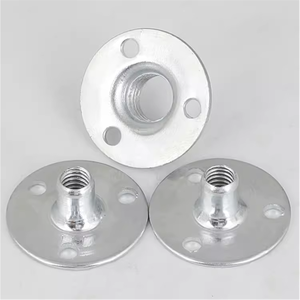 Mạ kẽm chất lượng cao đồ nội thất t Nut thép carbon leo núi Brad lỗ t Hạt với ba lỗ M10 2mm 2.5mm Độ dày - Product Image 5