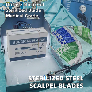 Stainless Steel Surgical Scalpel Blades Medical Consumables Disposable Sterile Medical Supplies - Product Image 2