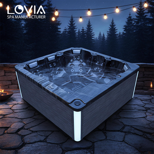 Nouveautés : <span class=keywords><strong>Spa</strong></span> extérieur autoportant pour 5 personnes, bain à remous d'hiver, Hidromasaje Exterior pour jardin - Product Image 1
