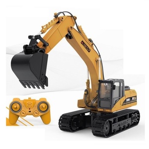 6515A 1/20 Véhicule d'ingénierie télécommandé 40 MHz multifonctionnel avec déchargement à un clic et tour rotative manuelle, Excavatrice RC - Product Image 4