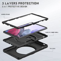 360 support rotatif PC TPU hybrid defender case pour Samsung Galaxy Tab A7 LITE 8.7 pouces Defender antichoc stand Tablet Case