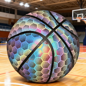 Ballon de <span class=keywords><strong>basket</strong></span>-ball adulte personnalisé de haute qualité, anti-explosion, résistant à l'usure et à bonne étanchéité à l'air, brillant - Product Image 1