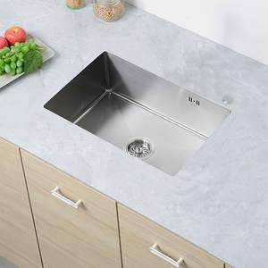 Fregadero de Cocina de Acero Inoxidable SUS304 Cepillado Original, Cuenco Único Grande, Compatible con Inspección - Product Image 3