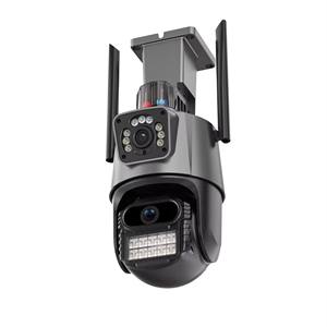 Cámara de Seguridad Exterior PTZ Inalámbrica con Visión Nocturna a Color, 4MP CMOS, IP67 Impermeable, Doble Lente, Directo de Fábrica, P11 - Product Image 3