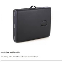 Table de massage professionnelle en mousse à mémoire de forme de qualité supérieure, avec étui de transport, lit de massage pliable et portable pour salon de tatouage