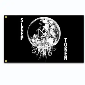 High Quality polyester Funny Man Cave Wall Music Sleep Token Merch Flag for Room Teen Girls Indoor Outdoor Bedroom banner