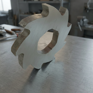 Lame de broyeur à axes simples et doubles personnalisable, couteau fixe pour broyeur de plastique, personnalisable - Product Image 2