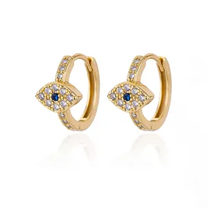 Bijoux de mode cercle rond coeur <span class=keywords><strong>bleu</strong></span> mauvais œil balancent <span class=keywords><strong>goutte</strong></span> boucle d'oreille Aretes Zircon rond boucles d'oreilles <span class=keywords><strong>pour</strong></span> <span class=keywords><strong>les</strong></span> femmes femme fête - Product Image 1