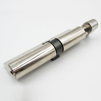 Cylindre de serrure de porte de sécurité à clé Euro 3, 90 mm, en laiton, anti-effraction, anti-choc, anti-perçage, finition nickel poli, norme BS EN