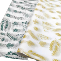 Vente en gros de papier d'ornement en feuille d'or rose papier d'emballage cadeau épaisseur personnalisée feuilles de mouchoirs en papier de soie pour vêtements