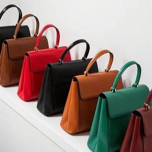 Custom <strong>Handbag</strong> Manufacturer OEM Ladies Tote Bags Printed logo Luxury Genuine Leather Women's <strong>Handbags</strong> Shoulder Cross Body Bag - Product Image 2