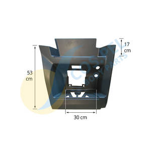 Nuevo COS.PEL. PIE DE PASO RH (GRIS) PP + GF Material para Reemplazo - Product Image 1