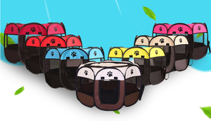 Parc pliable Portable pour animaux domestiques, étui de transport, tente de voyage intérieur, extérieur pour chiot, chat et <span class=keywords><strong>lapin</strong></span> - Product Image 6