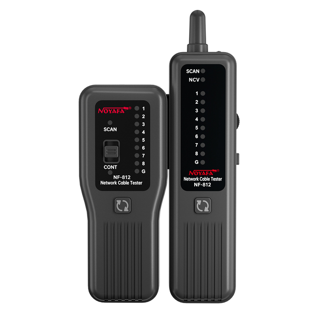NOYAFA NF-812 Factory Price LAN Cable Tester Anti-Burning Hunting Aligning PoE Open Short Circuit NCV Telephone Wire