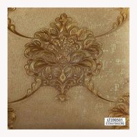 Papier peint moderne de longue date Toit au plafond Meubles décor à la maison papier peint mural de luxe mousse 3d