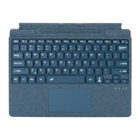 Clavier de projection intelligent sans fil Pro X avec pavé tactile pour Surface Pro 11, taille standard, rétroéclairage 7-RGB, ultra-fin, support pour stylet en plastique