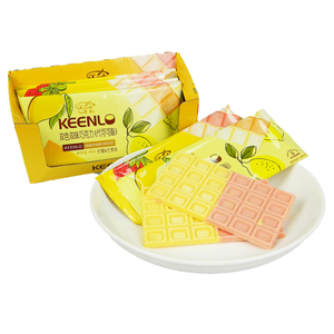 Usine directe chocolat bicolore <span class=keywords><strong>de</strong></span> haute qualité citron mangue saveur mélangée chocolat substitut <span class=keywords><strong>de</strong></span> beurre <span class=keywords><strong>de</strong></span> cacao - Product Image 1