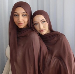 Breathable Light Weight Soft Cotton Rayon Viscose Woven Modal Muslim Women Shawl Hijab Scarf - Product Image 4