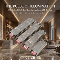 Alimentation LED intérieure HX-200BL-24V avec haute efficacité, haute fiabilité, sans scintillement pour bandes LED, transformateur de pilote LED CC