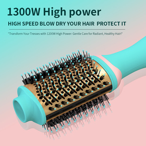 Sèche-cheveux ionique 3-en-1 interchangeable, volumateur et <span class=keywords><strong>brosse</strong></span> à boucler, styler à air chaud pour hôtels - Product Image 6
