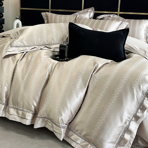 Tốt Nhất Bán Mềm Cảm Ứng Duvet Sang Trọng 4 Pcs 100% Chất Liệu Bông Bộ Đồ Giường Bộ - Product Image 4