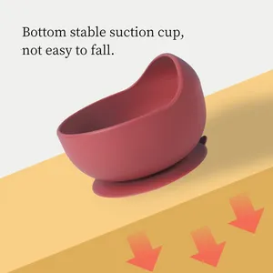 Children's Tableware Silicone Suction Cup Anti-fall Mother And Child Supplies Fork Spoon Dinner Plate Auxiliary Food Snail Bowl