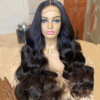 Perruque Body Wave pour femmes noires, 100% cheveux humains, Lace Front HD 13x6, sans colle, pré-épilée, baby hair, lignes de cheveux naturelles, soyeuse, longue, maintenant disponible