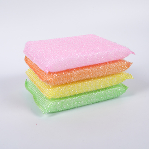 ฟองน้ำล้างจานคุณภาพดี สีสันสดใส รูปทรงสี่เหลี่ยมผืนผ้า สำหรับทำความสะอาดครัว - Product Image 2