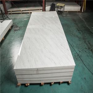 Panneaux muraux en PVC effet marbre brillant et flexible 4*8 pieds, 3 mm, imperméables, résistants à l'humidité et aux UV pour la décoration intérieure - Product Image 1