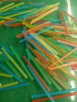 Rollo de Cable de PMMA de 1 mm de Diámetro, Color Rojo, Azul, Amarillo, Naranja, Verde, Fibra Óptica PMMA con Extremo Luminoso para Luces LED y Sistemas de Iluminación