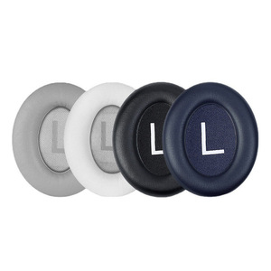Coussinets d'oreille de remplacement en cuir protéiné pour casque <span class=keywords><strong>Bose</strong></span> <span class=keywords><strong>700</strong></span> à réduction de bruit NC700, coussinets en mousse à mémoire de forme - Product Image 2