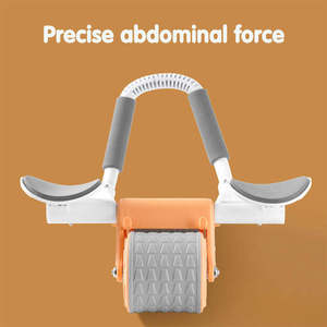 Rouleau abdominal <span class=keywords><strong>avec</strong></span> support pour les coudes pour l'entraînement, rouleau à rebond automatique <span class=keywords><strong>avec</strong></span> conception à articulation sphérique - Product Image 3