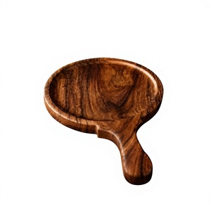 Bandeja para Servir Pizza de Madera Hecha a Mano AZ ENTERPRISES AZE-01, Apta para Lavavajillas, para Asar Carne y Barbacoa - Product Image 4